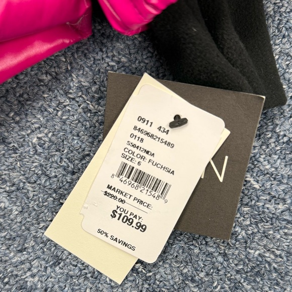 Saks Fifth S13 Little Girl's & Girl's Ella Hooded Puffer Jacket FUCHSIA - Picture 6 of 10